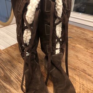 Michael Kors Wedge Winter Boots-Size 6.5